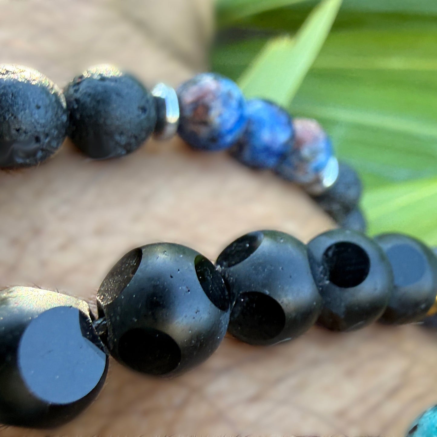 Pohaku Ola Lava Stone Bead Bracelets