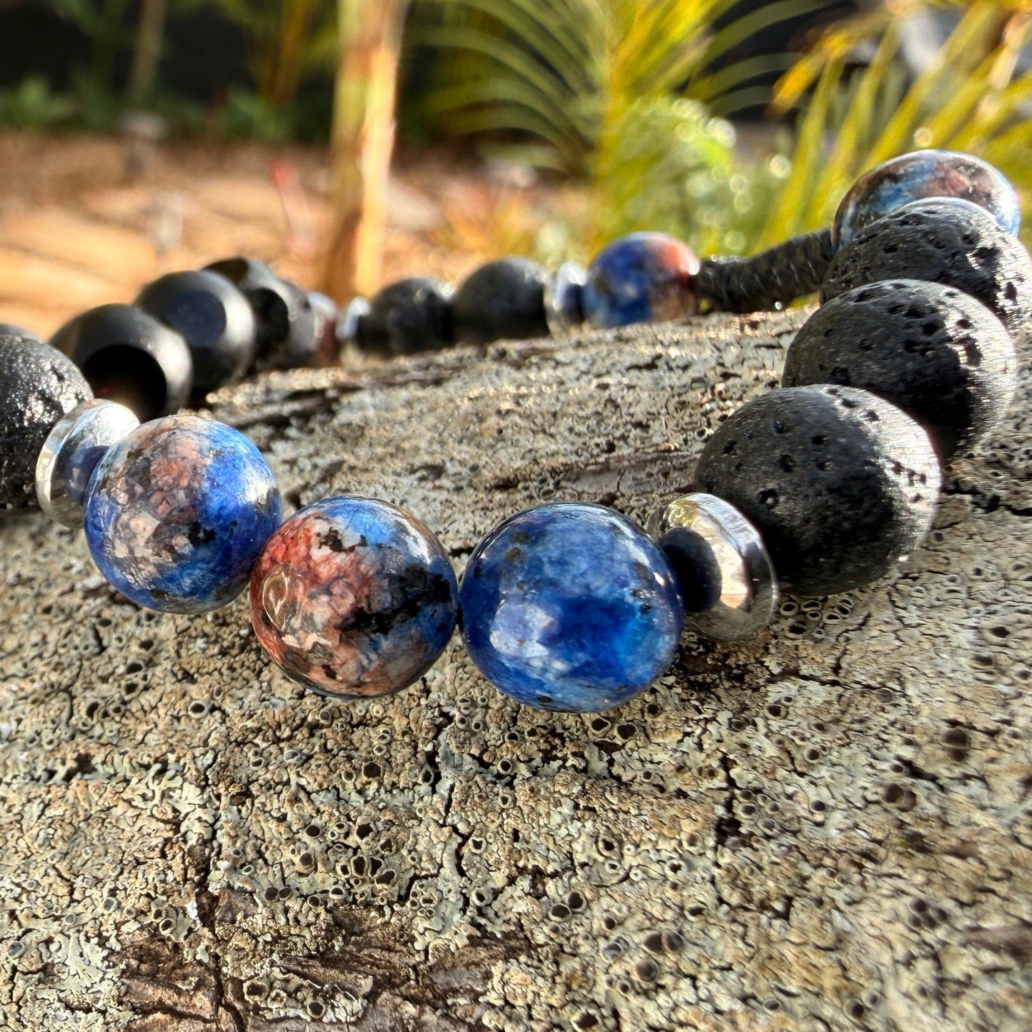 Pohaku Ola Lava Stone Bead Bracelets