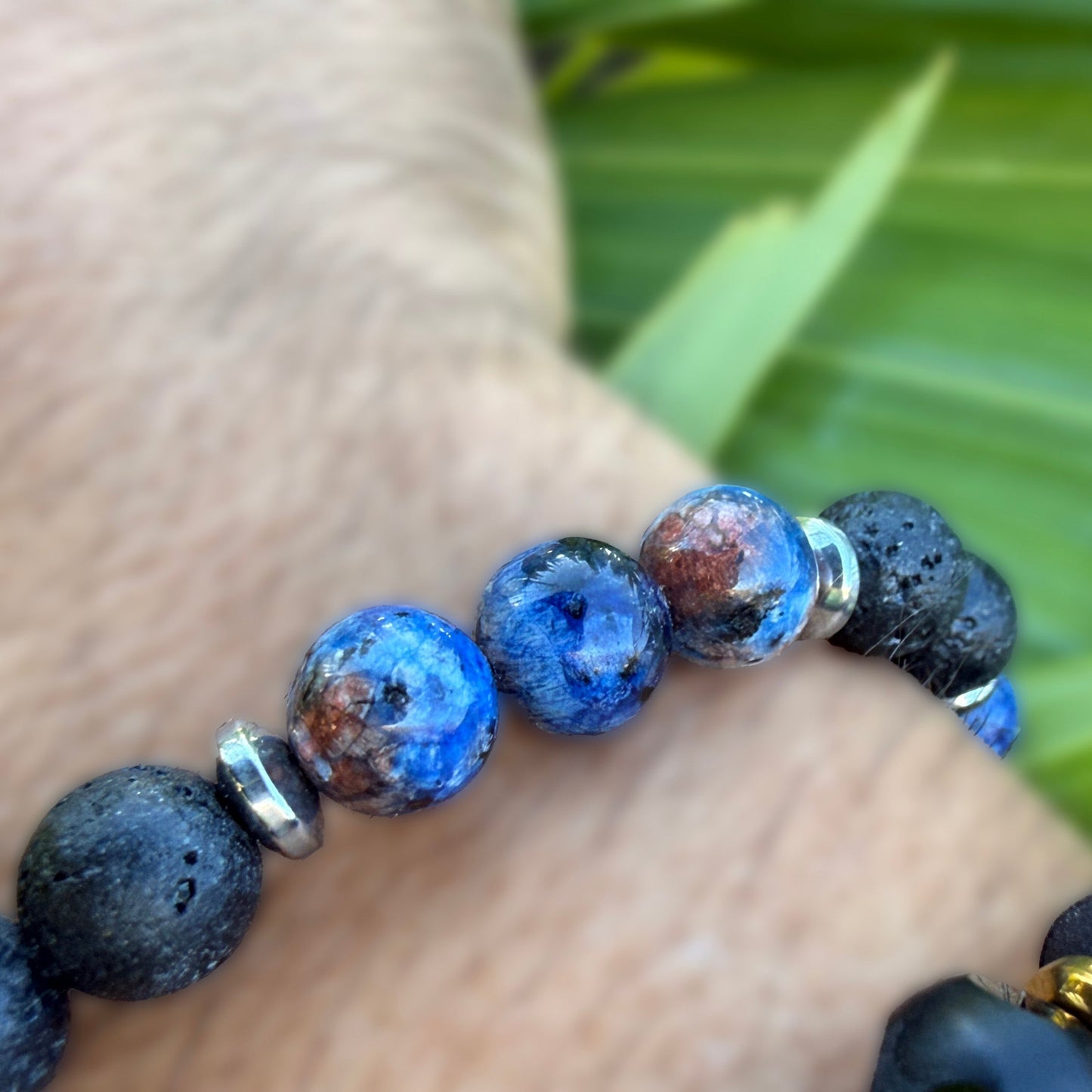 Pohaku Ola Lava Stone Bead Bracelets