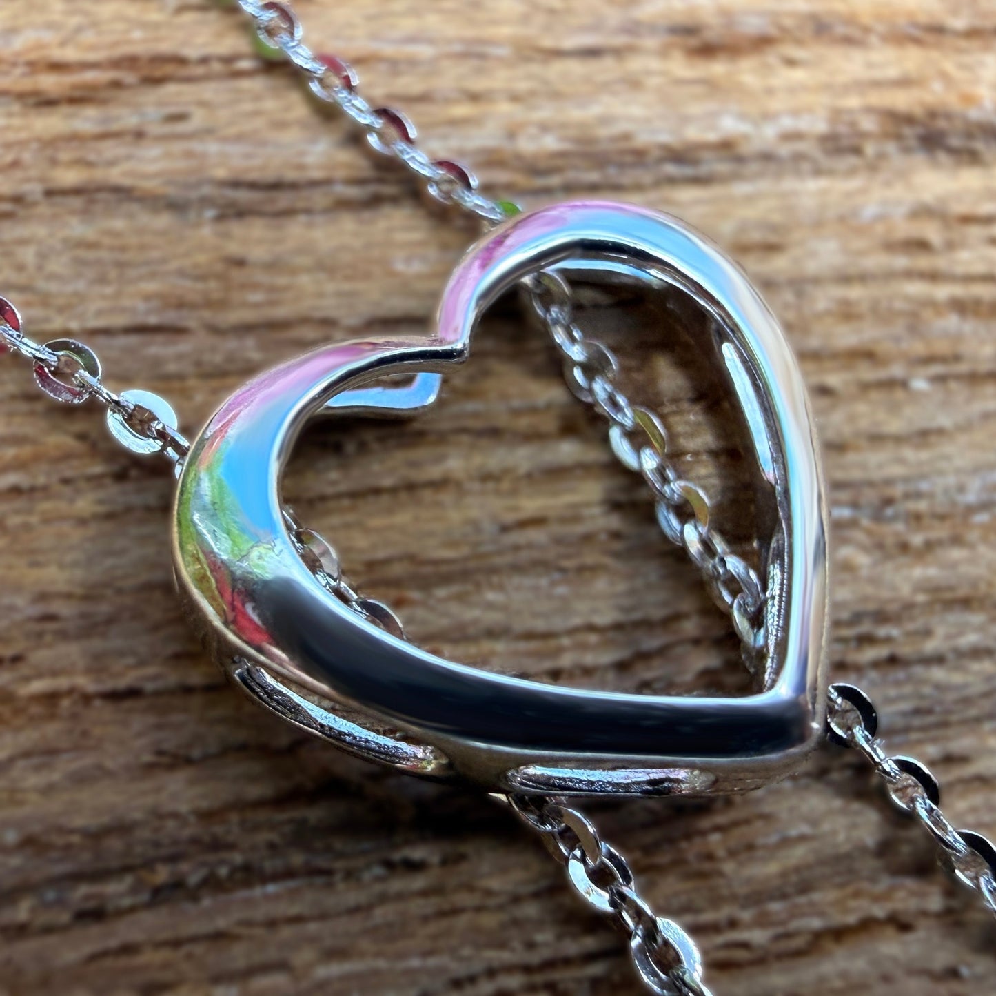 Pili 2 In 1 Double Heart Pendant