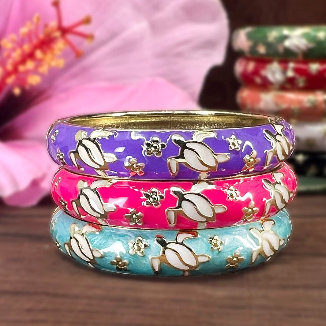 Swimming Honu Bracelets Set of 3