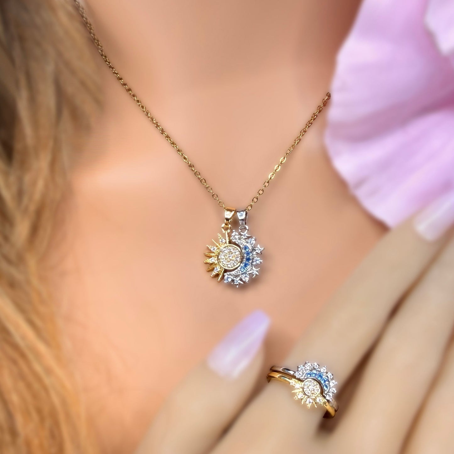 Lani Sun & Moon CZ Set