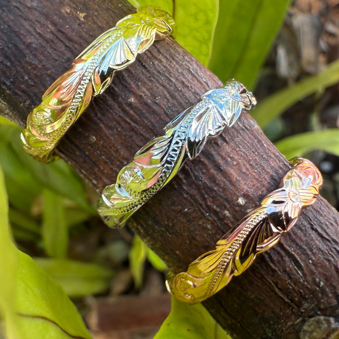 Maʻalahi Hawaiian  Scroll Toe Ring