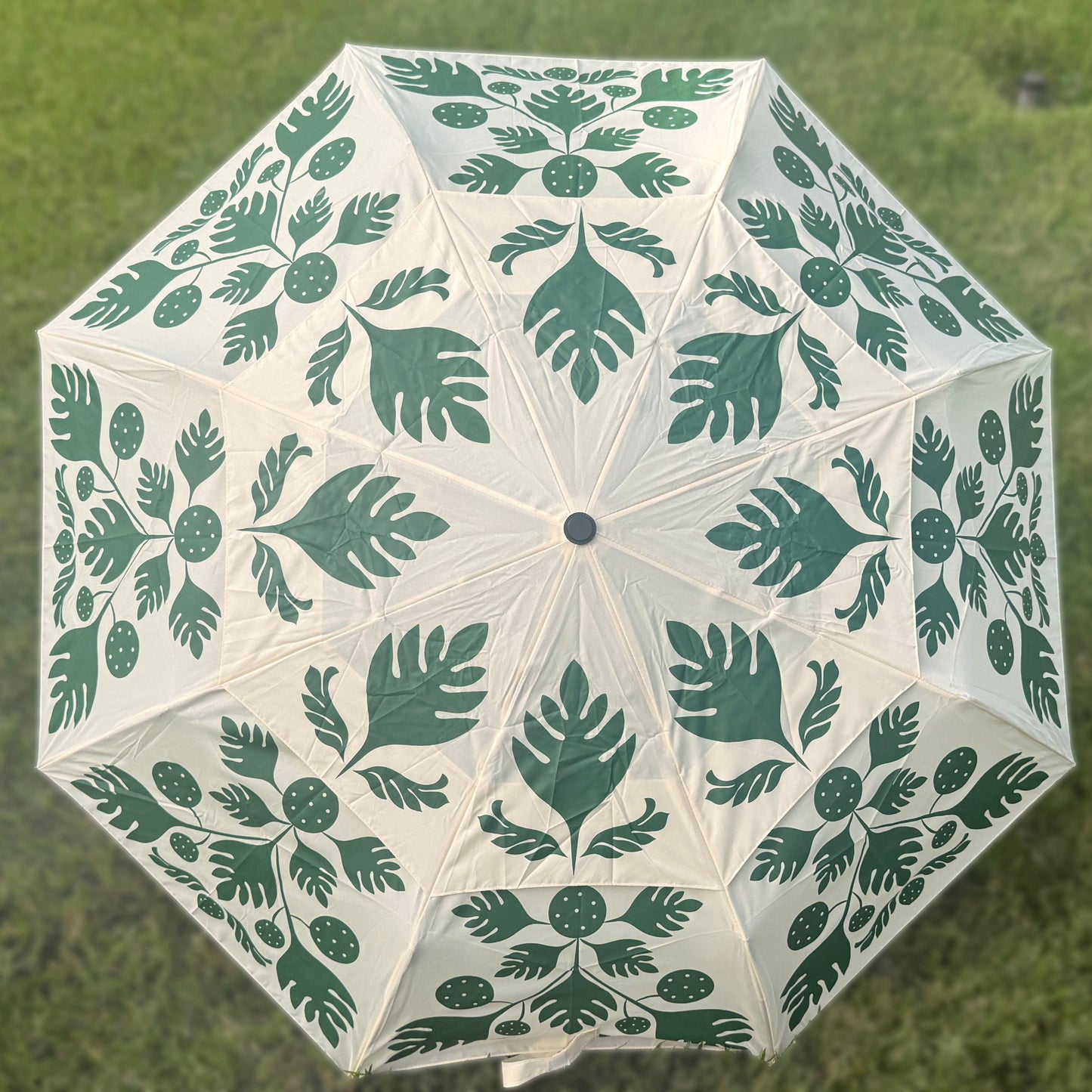Hawaiian Quilt Print Foldable Umbrella