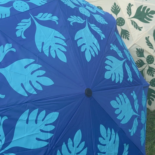 Hawaiian Quilt Print Foldable Umbrella