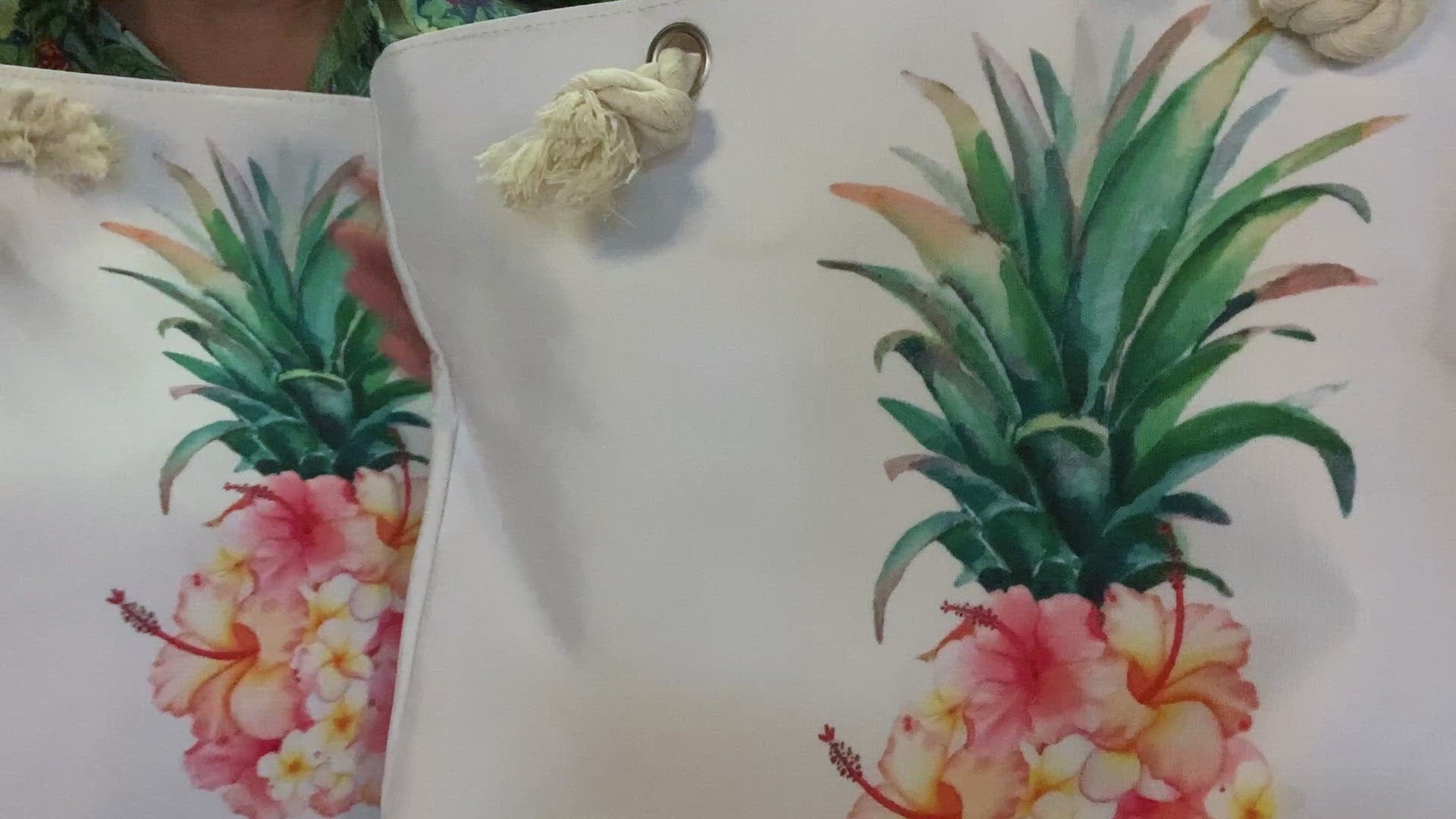 Pua Pineapple Rope Tote