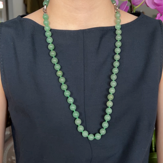Nahele Aventurine Gemstone Necklace & Bracelet