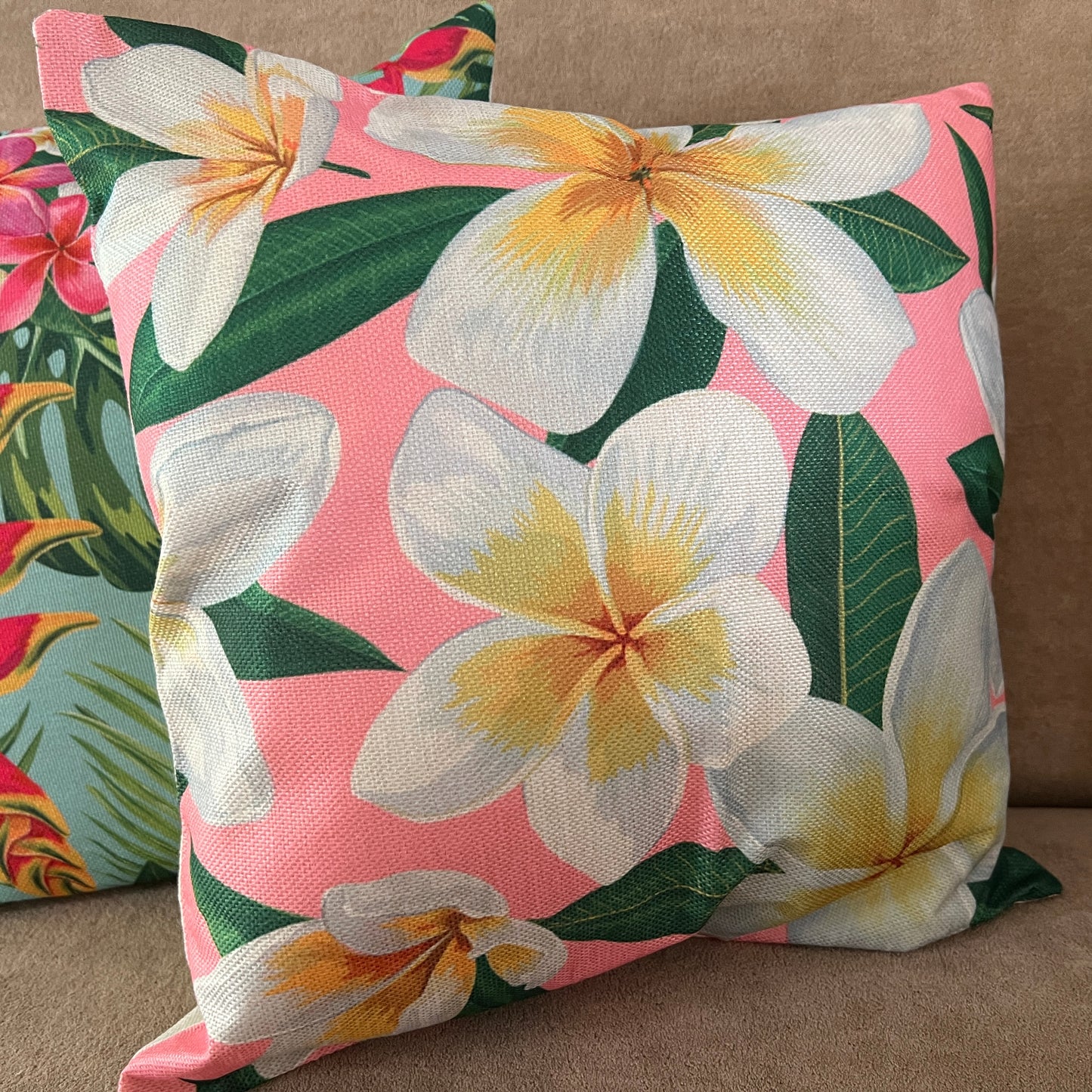 Tropical Flowers Pillow Covers