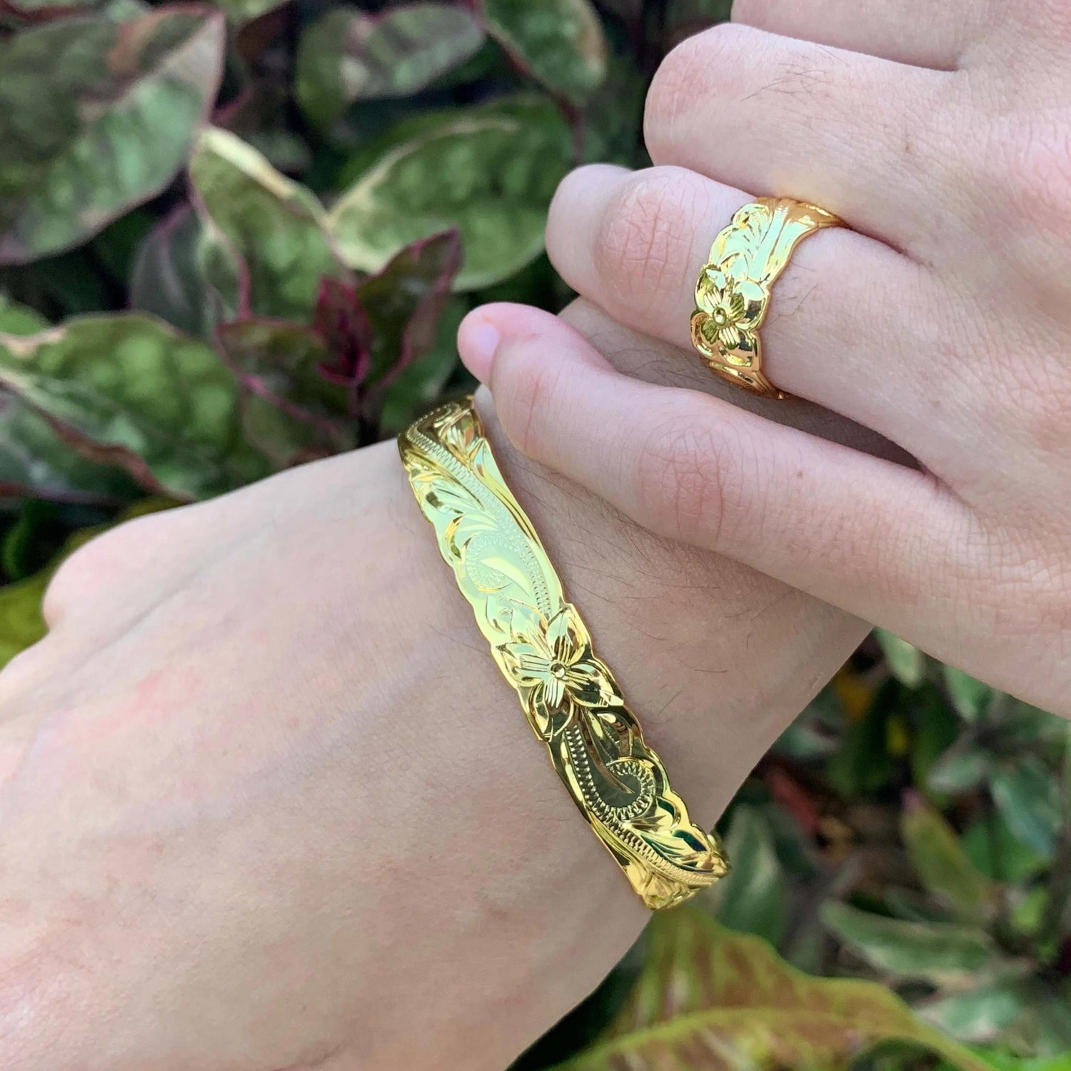 Gold filled hawaiian online bracelet