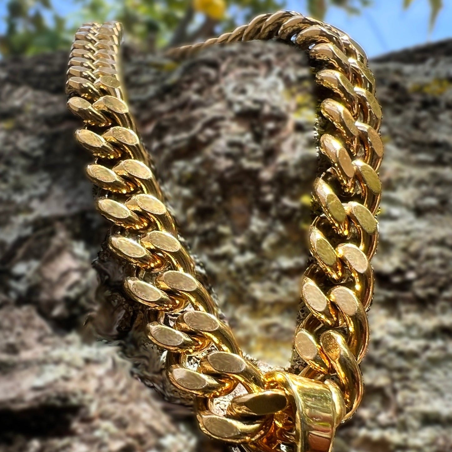 Lā'au Koa Fish Hook Pendant with Gold Plated Stainless Steel Link