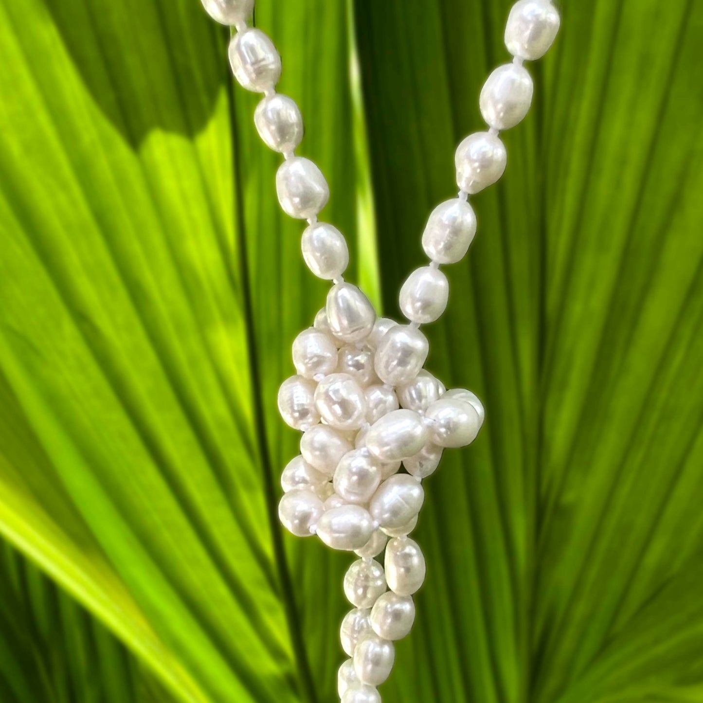 Mana Loa 5Ft. Freshwater Pearl Strand Necklace