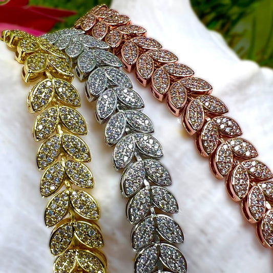 Royal Maile Cubic Zirconia Princess Bracelet