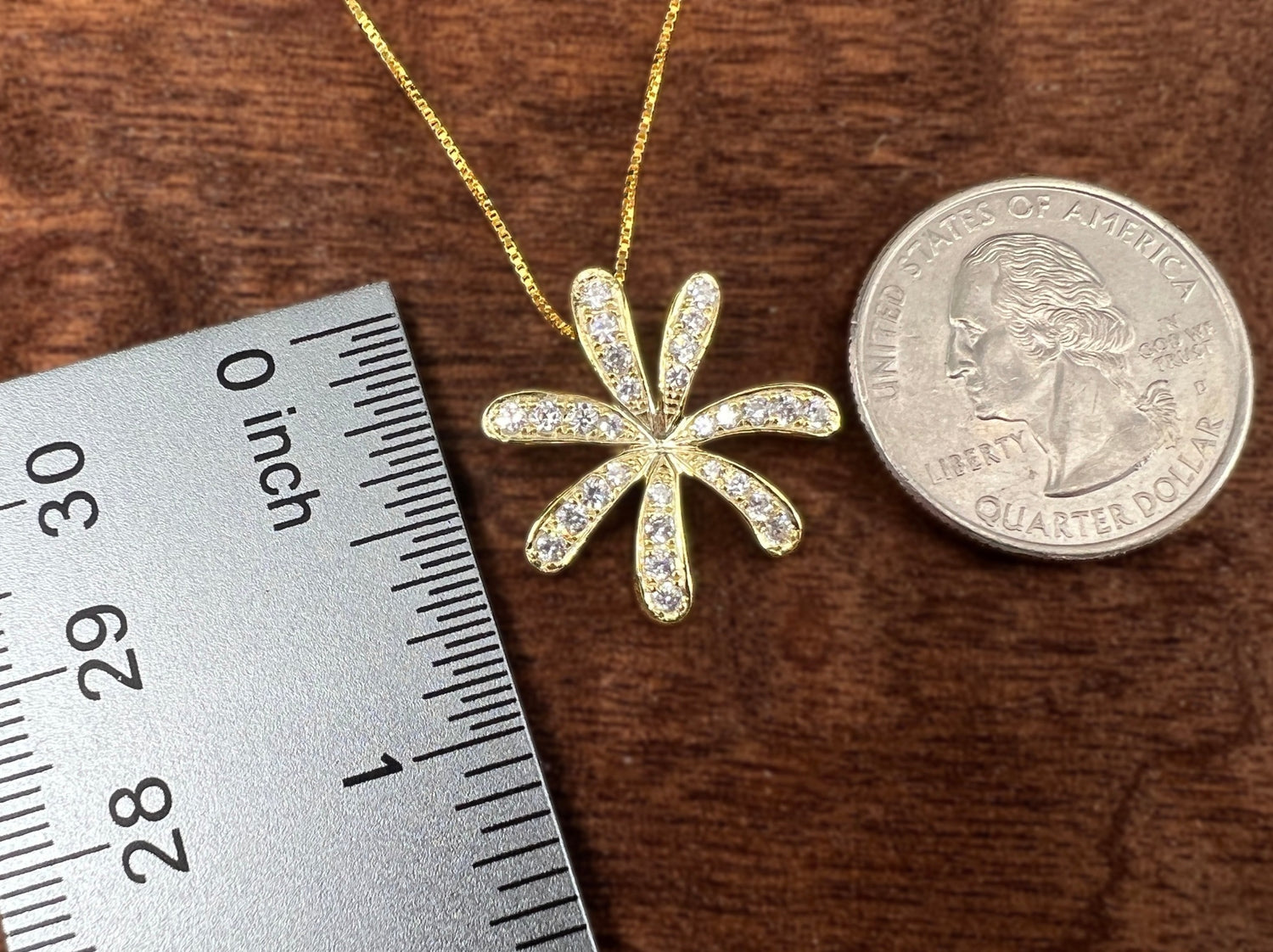 Tiare Flower Pave CZ Jewelry