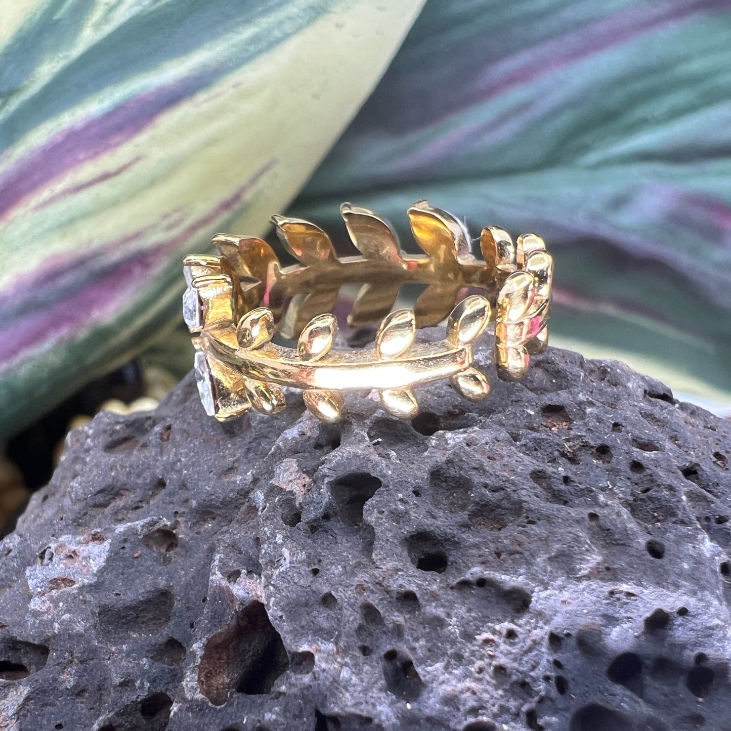 Maile Cubic Zirconia Band