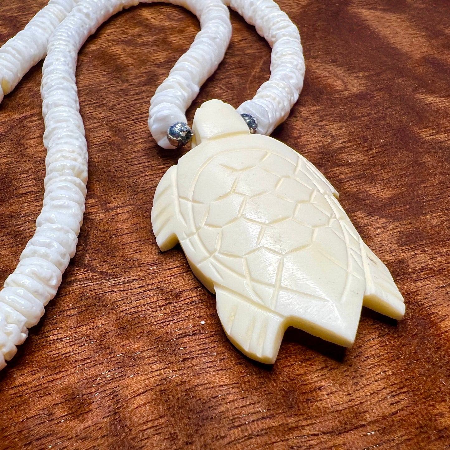 Sea Turtle Necklace - Hand Carved Necklace - From Bali Necklaces