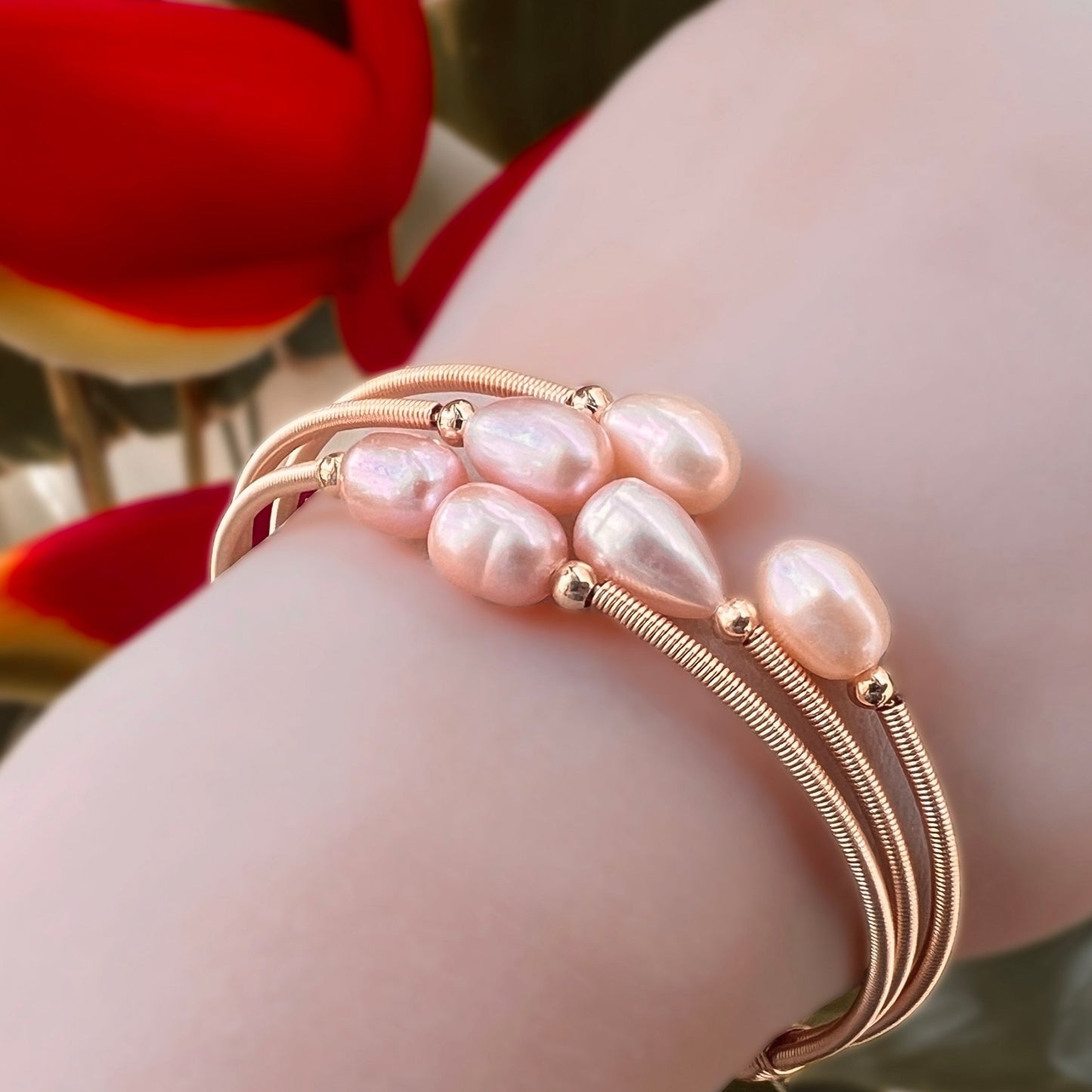 'Eono Pearl Wrap Bracelet
