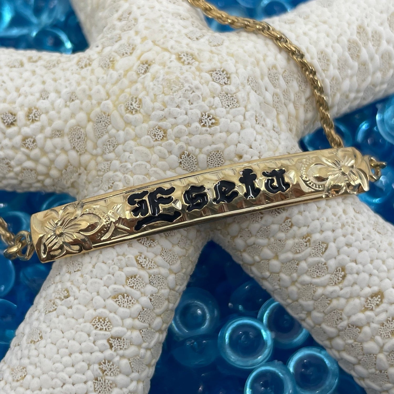 LAGOS Caviar Gold 6mm Gold Diamond Bracelet