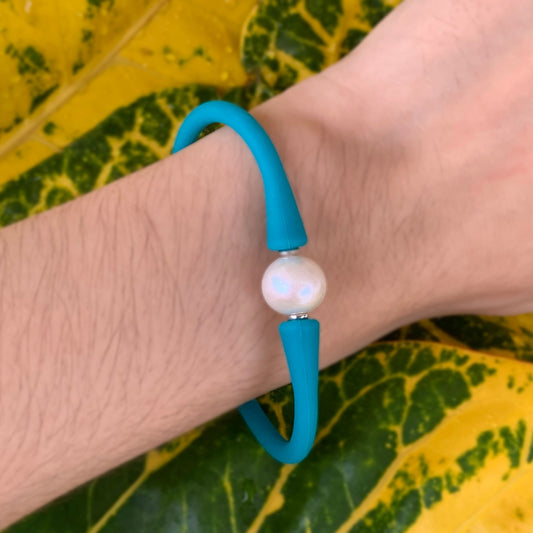 Silicone Pearl Flex Bracelets