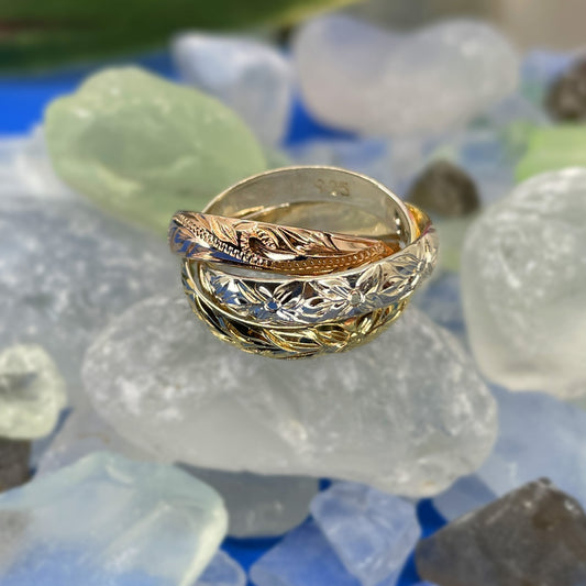 Ekolu Tri-Color Ring