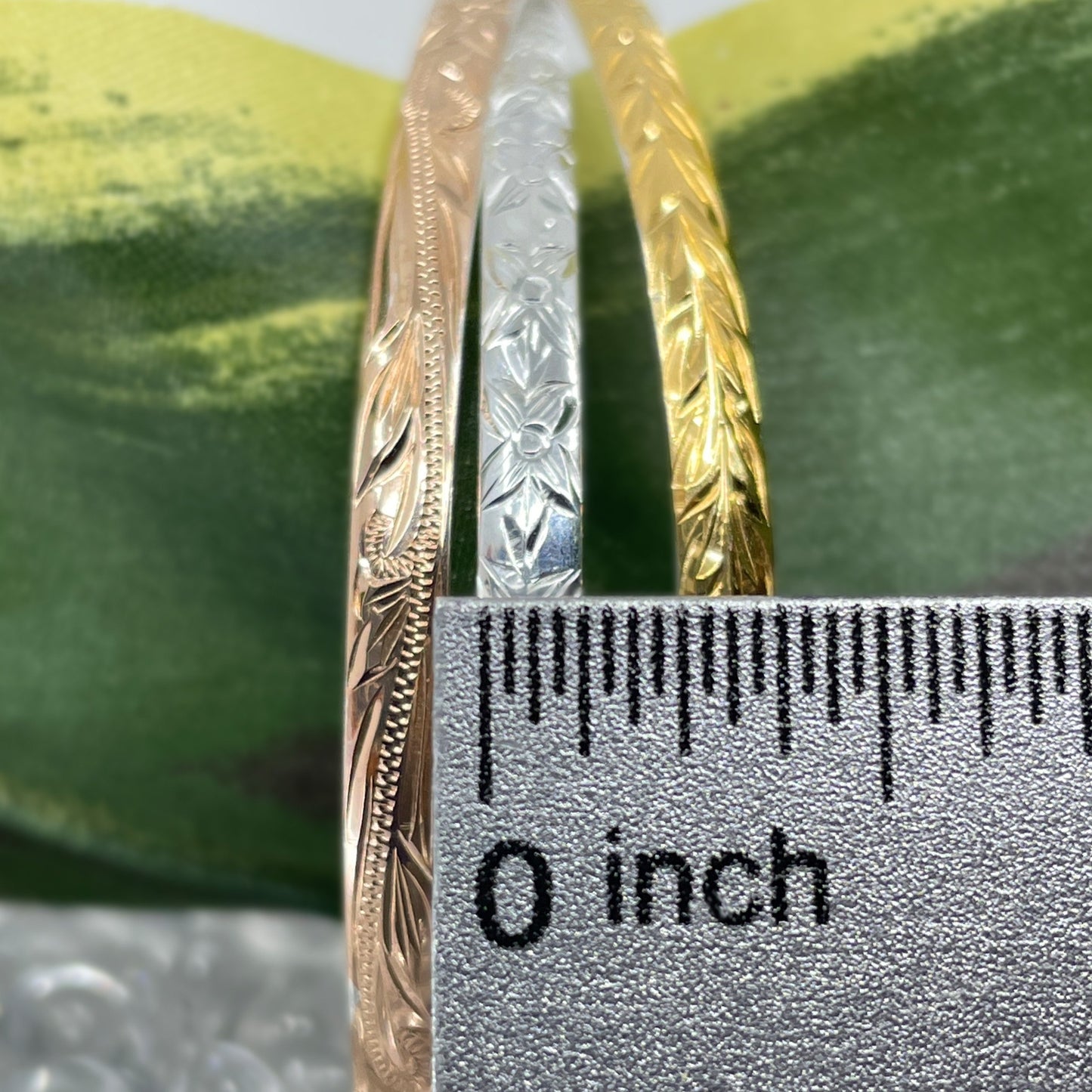 Ekolu Tri-Color 3 in 1 Bracelet Measurement