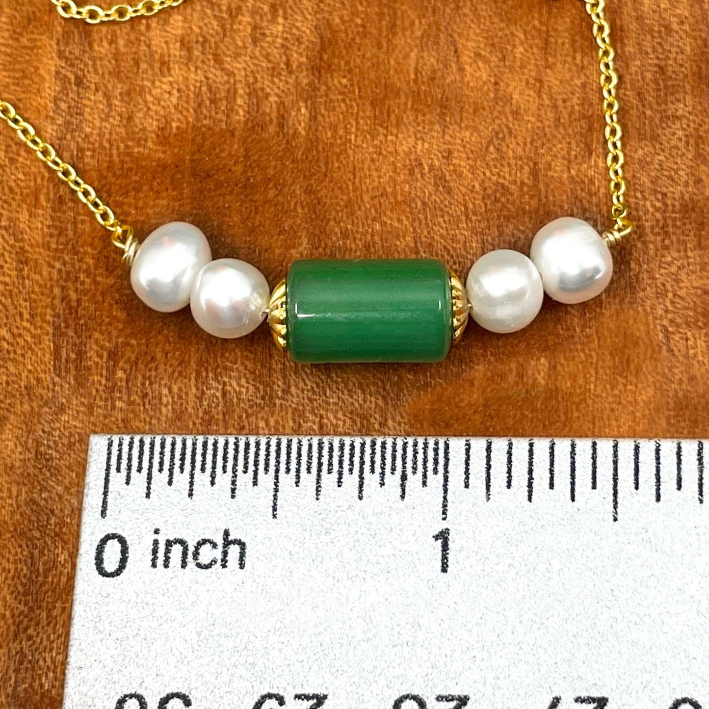 Green Beryl Tumbles 2 Line Necklace – G. K. Ratnam