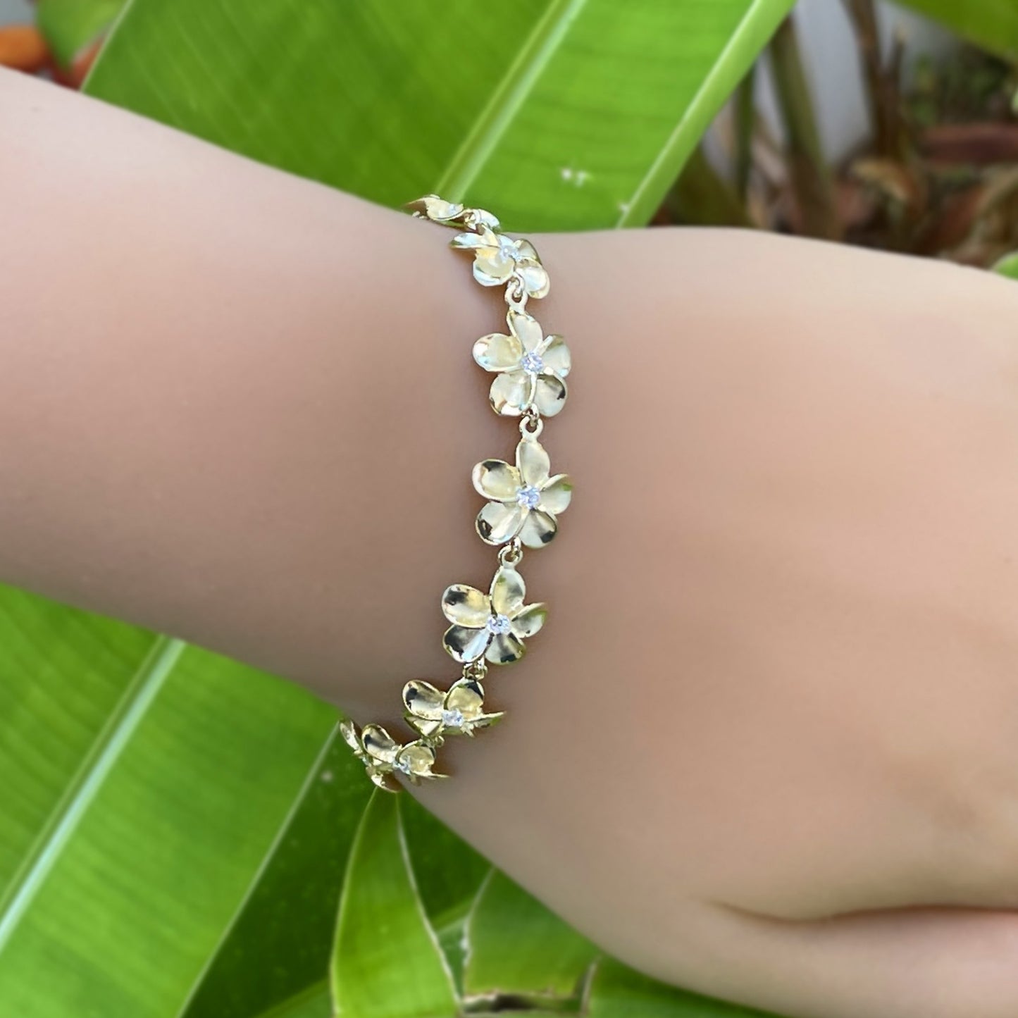 Kuulei Plumeria Bracelet