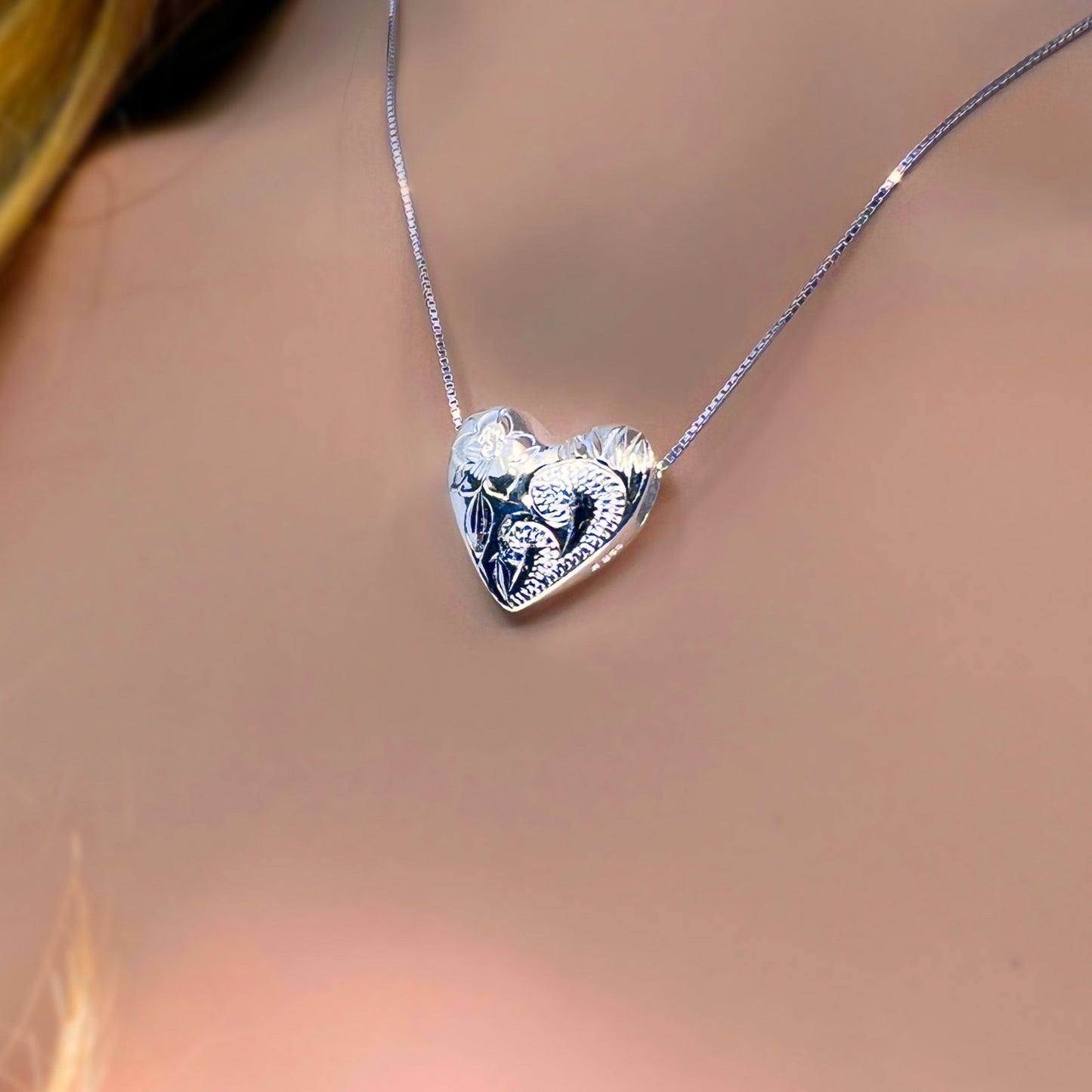 Puff Heart Pendant