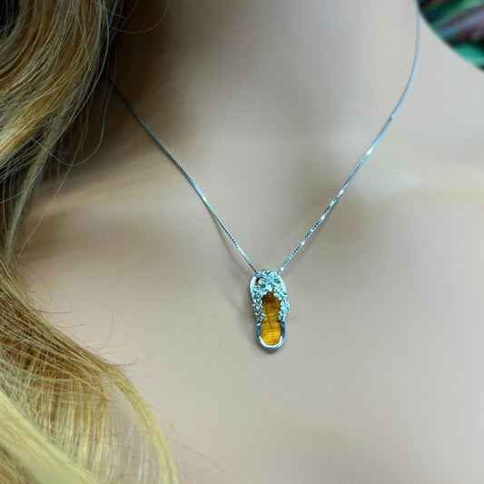 La`au Plumeria Slippah Pendant