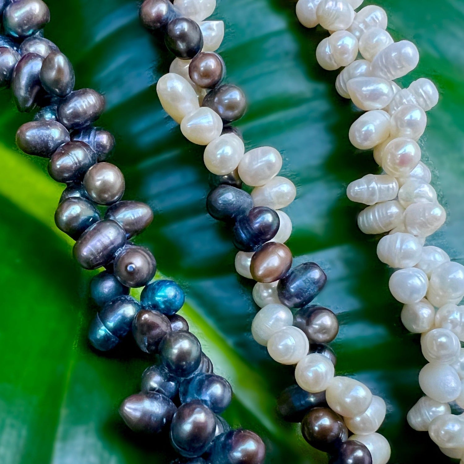 Triple 8mm Black Pearl Necklace – Yay Hawaii