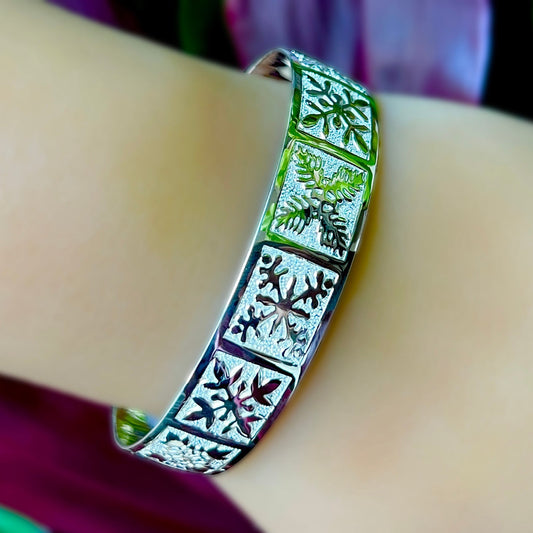Hawaiian Quilt Bangle